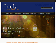 Tablet Screenshot of linsly.org